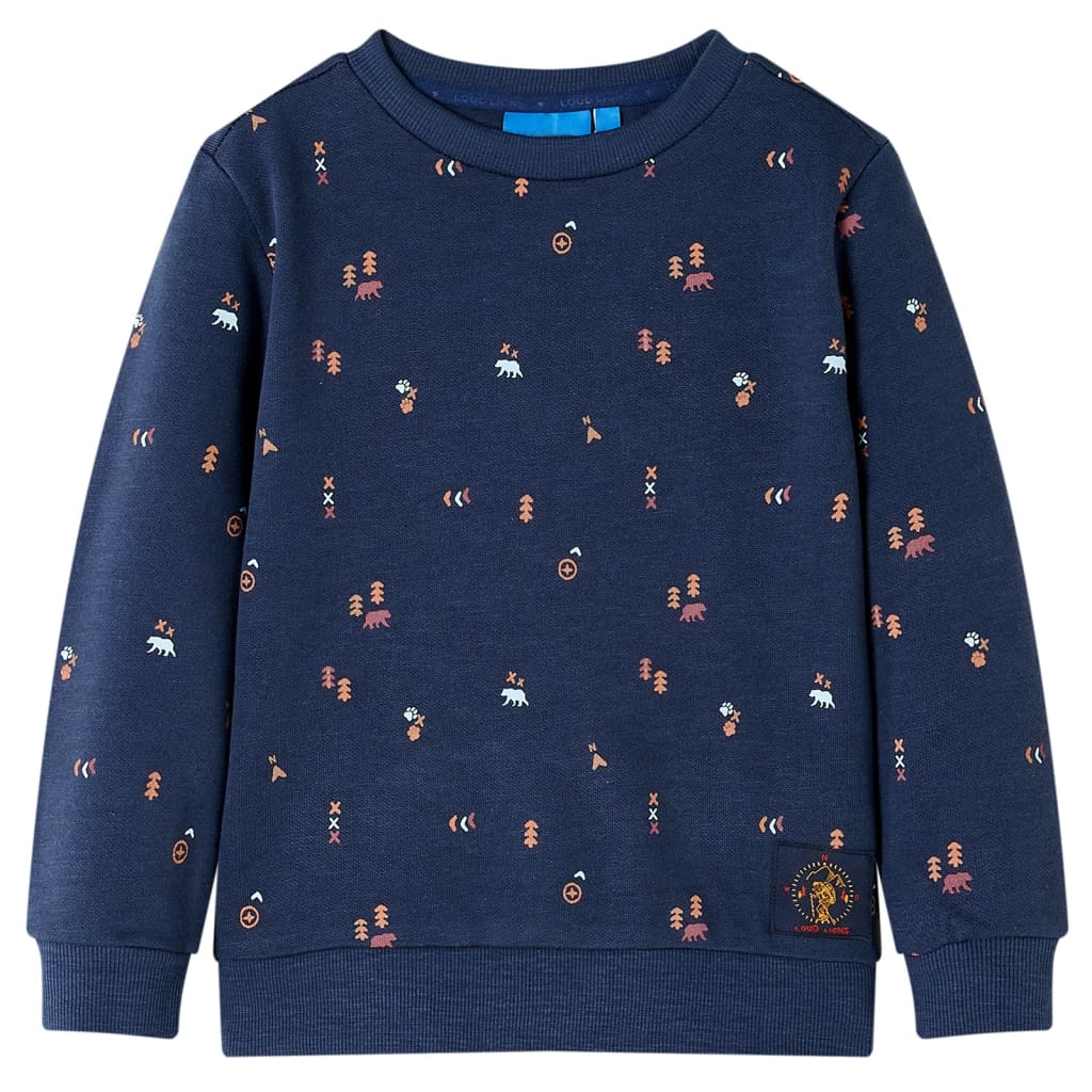 Vidaxl Children's sweater 116 mixed navy blue