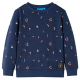 Vidaxl Children's sweater 116 mixed navy blue