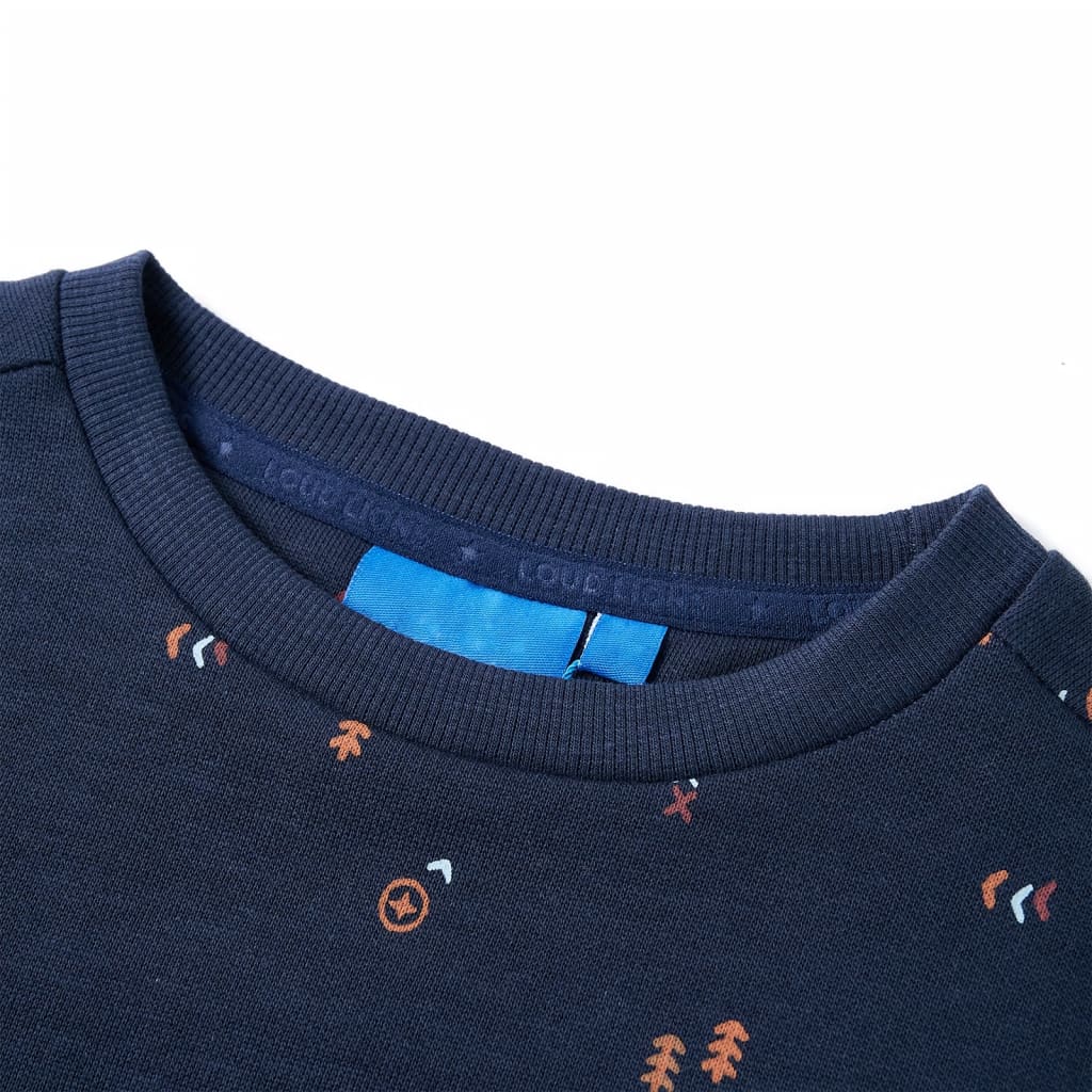 Vidaxl Children's sweater 116 mixed navy blue