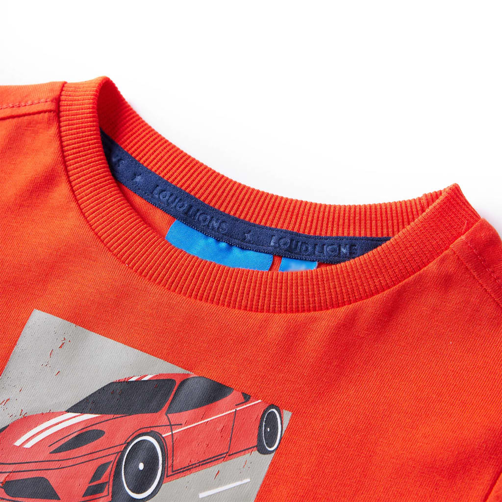 VidaXL children's shirt with long sleeves 128 brightroranje