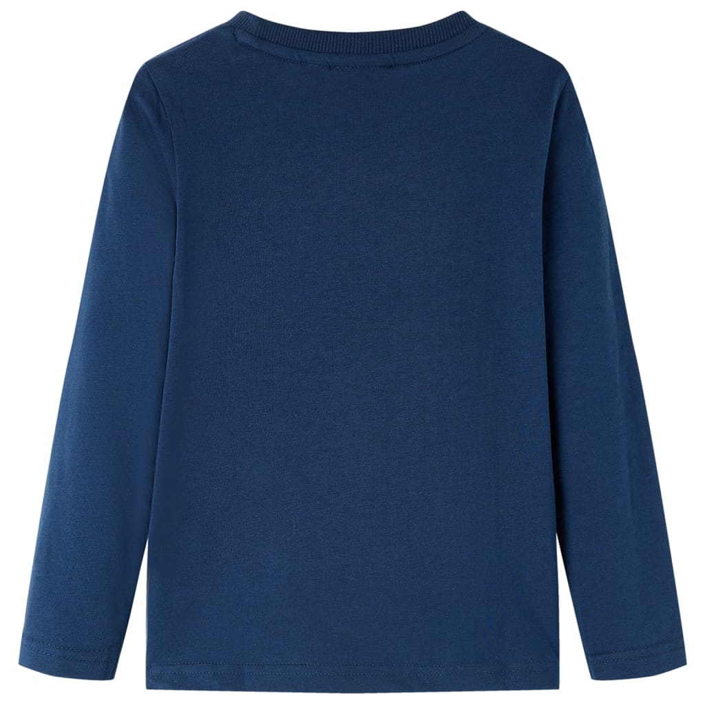 VidaXL children's shirt with long sleeves 92 Navy blue