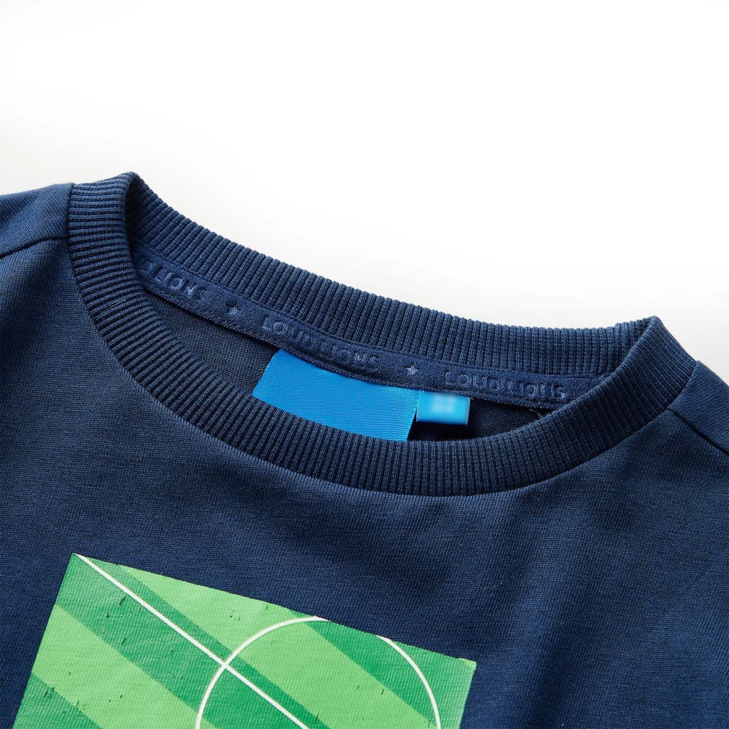 VidaXL children's shirt with long sleeves 92 Navy blue