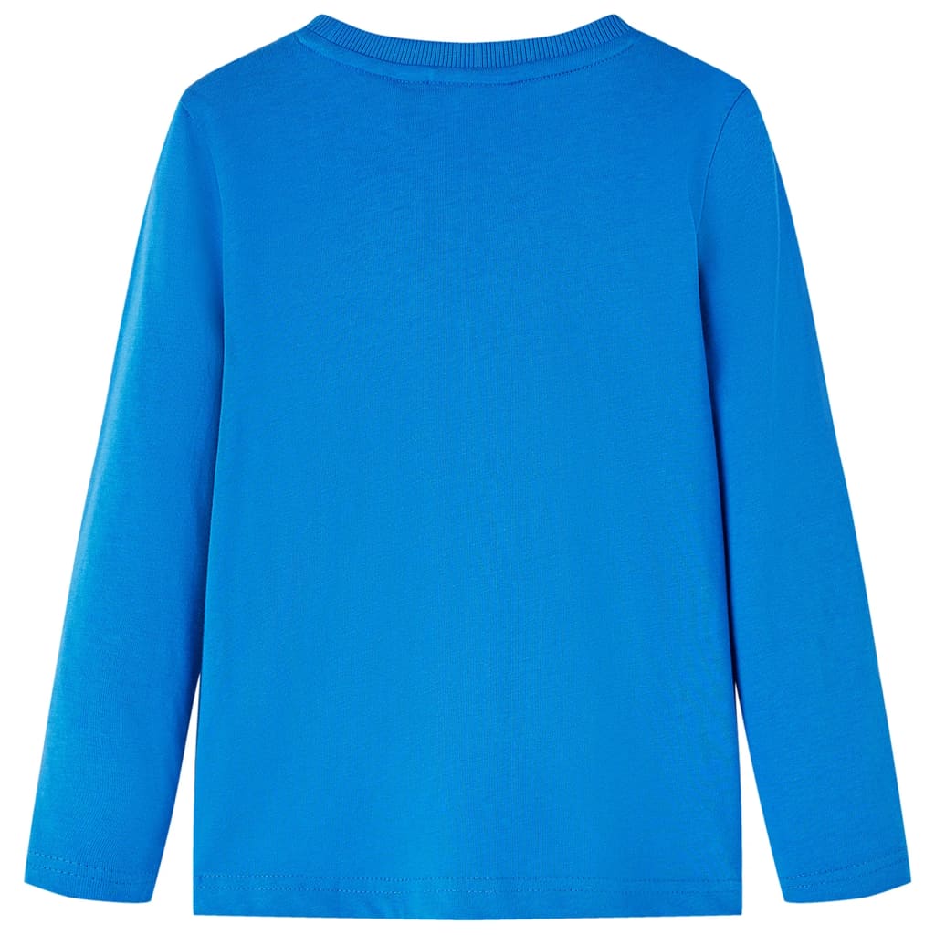 Vidaxl Child's Shirt à manches longues 104 Cobalt Bleu