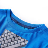 Vidaxl Child's Shirt à manches longues 104 Cobalt Bleu