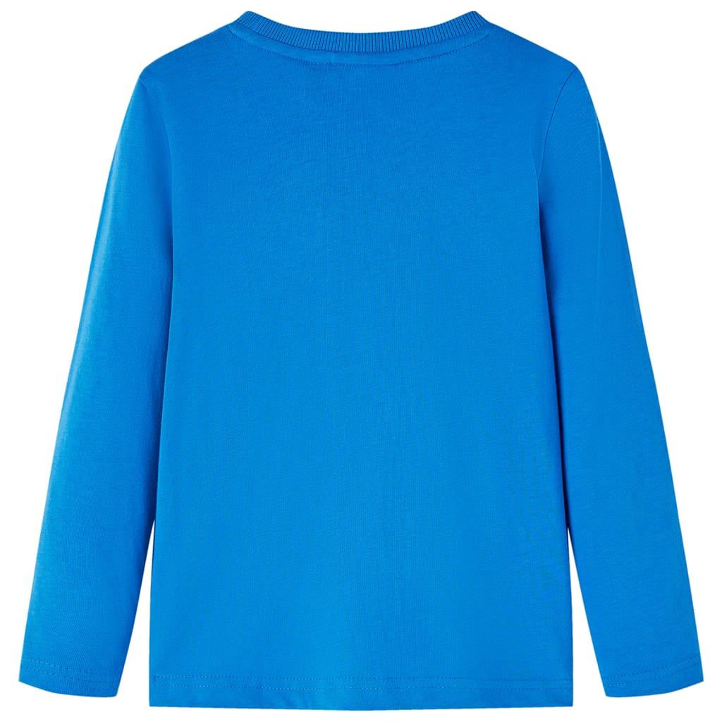 Vidaxl Child's Shirt à manches longues 128 Cobalt Bleu