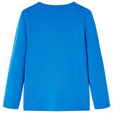 Vidaxl Child's Shirt à manches longues 128 Cobalt Bleu