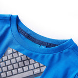 Vidaxl Child's Shirt à manches longues 128 Cobalt Bleu