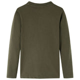 Vidaxl Children's shirt with long sleeves 92 Kakikentig
