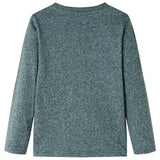 Vidaxl children's shirt with long sleeves 104 mixed dark green