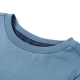 Vidaxl Children's shirt with long sleeves 104 medium blue