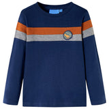 VidaXL children's shirt with long sleeves 92 Navy blue