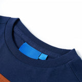Vidaxl children's shirt with long sleeves 128 navy blue