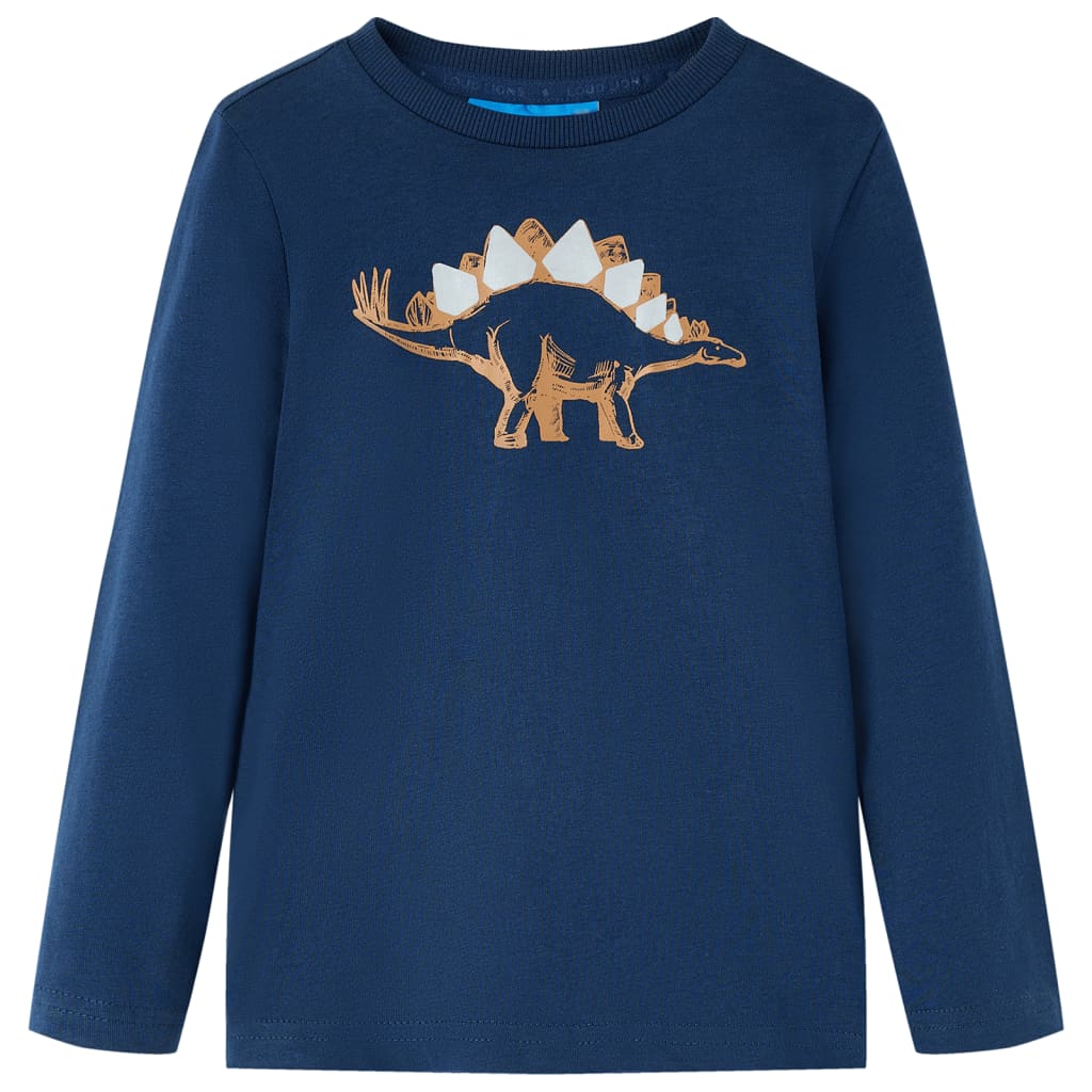 Vidaxl children's shirt with long sleeves 104 navy blue