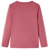 Vidaxl Children's shirt with long sleeves 104 dark red