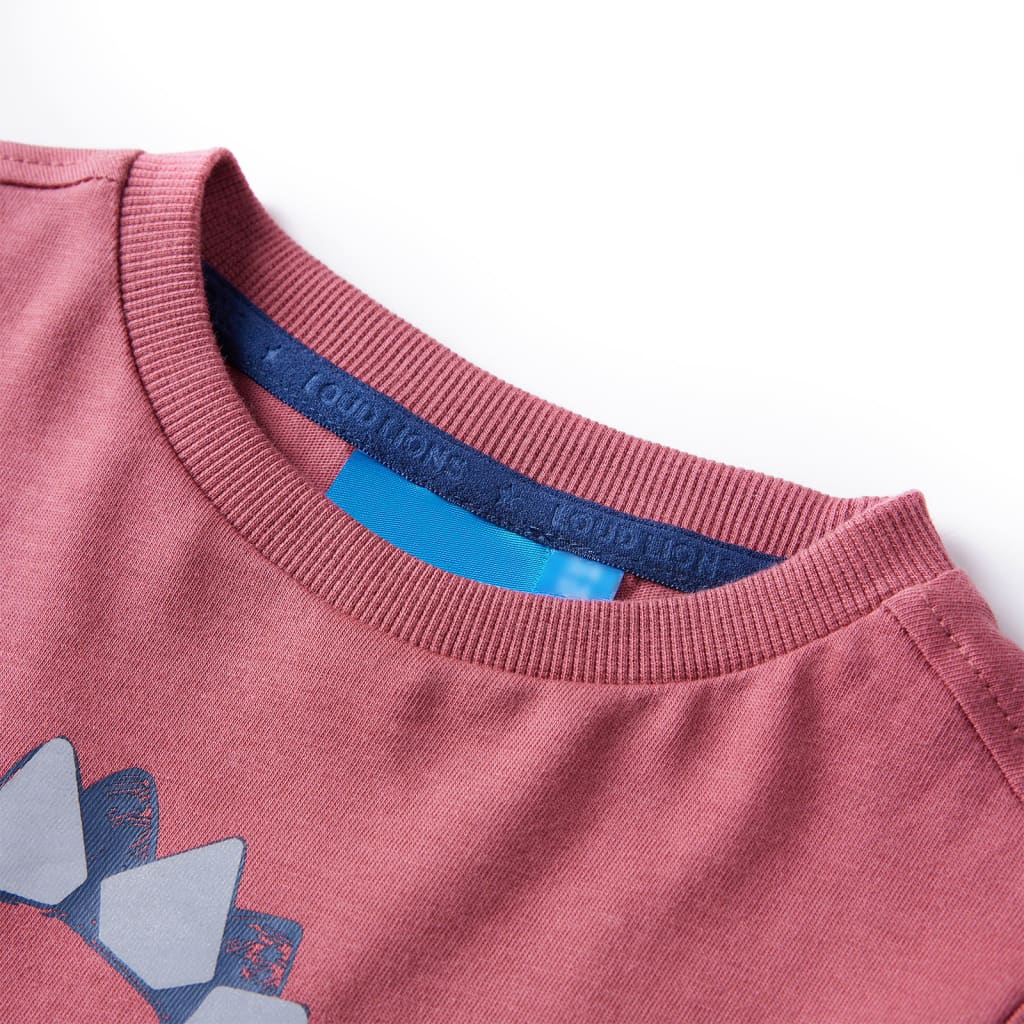 Vidaxl Children's shirt with long sleeves 104 dark red