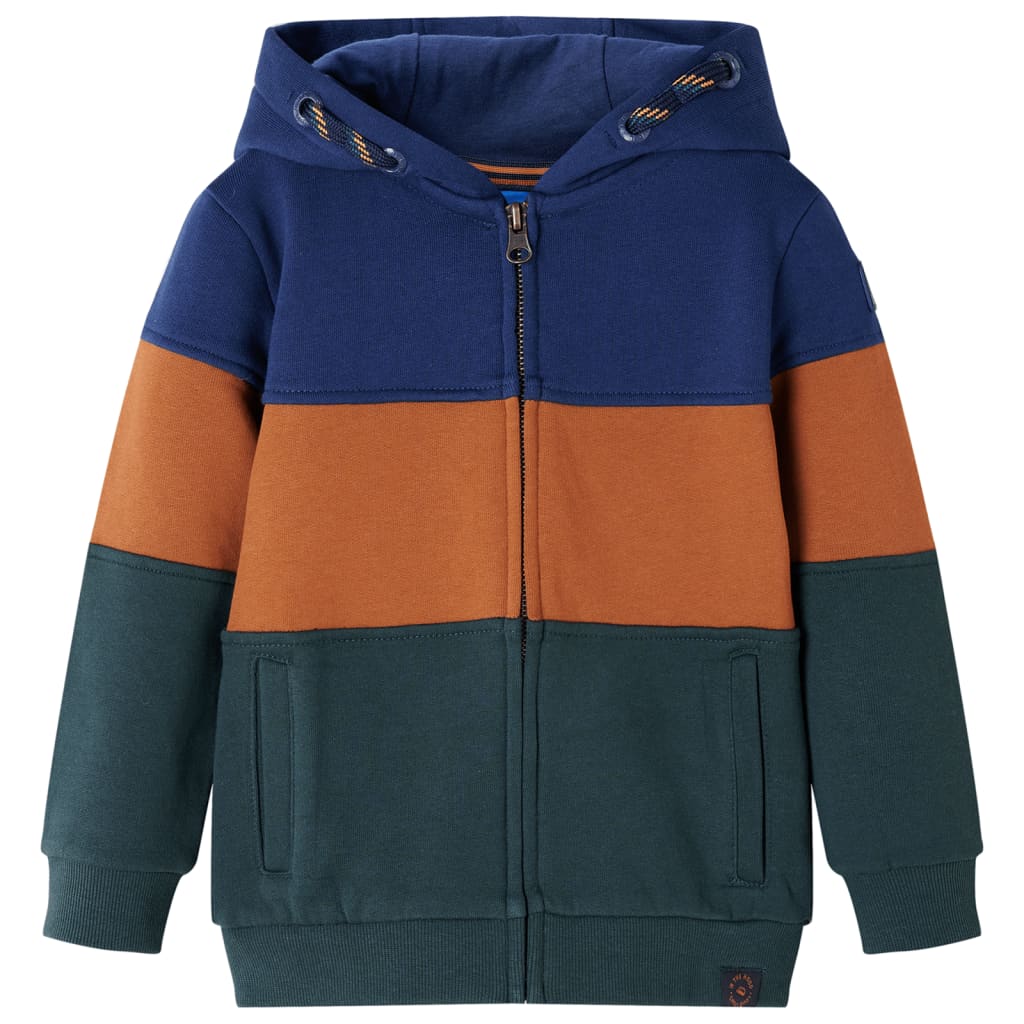 Vidaxl Children's vest with hood and zipper 92