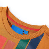 Vidaxl børneshirt med lange ærmer 128 Donkerokklent