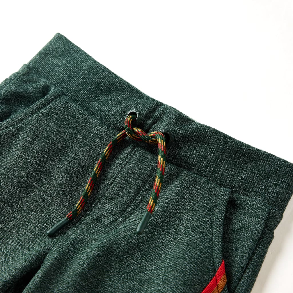 Vidaxl Pantalon de jogging pour enfants 128 Donkergroen