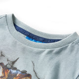 Vidaxl Kanner Shirt mat laange Schätzungen 116 Liicht blo