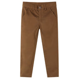 Vidaxl Kinderbroek 92 cognac -farvet