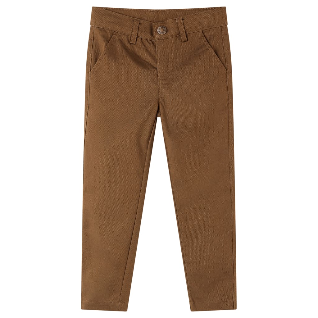 Vidaxl Kinderbroek 104 Cognac -Colored