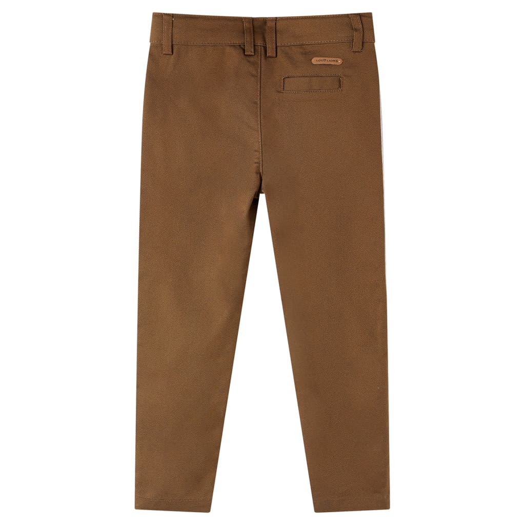 Vidaxl Kinderbroek 140 cognac farvet