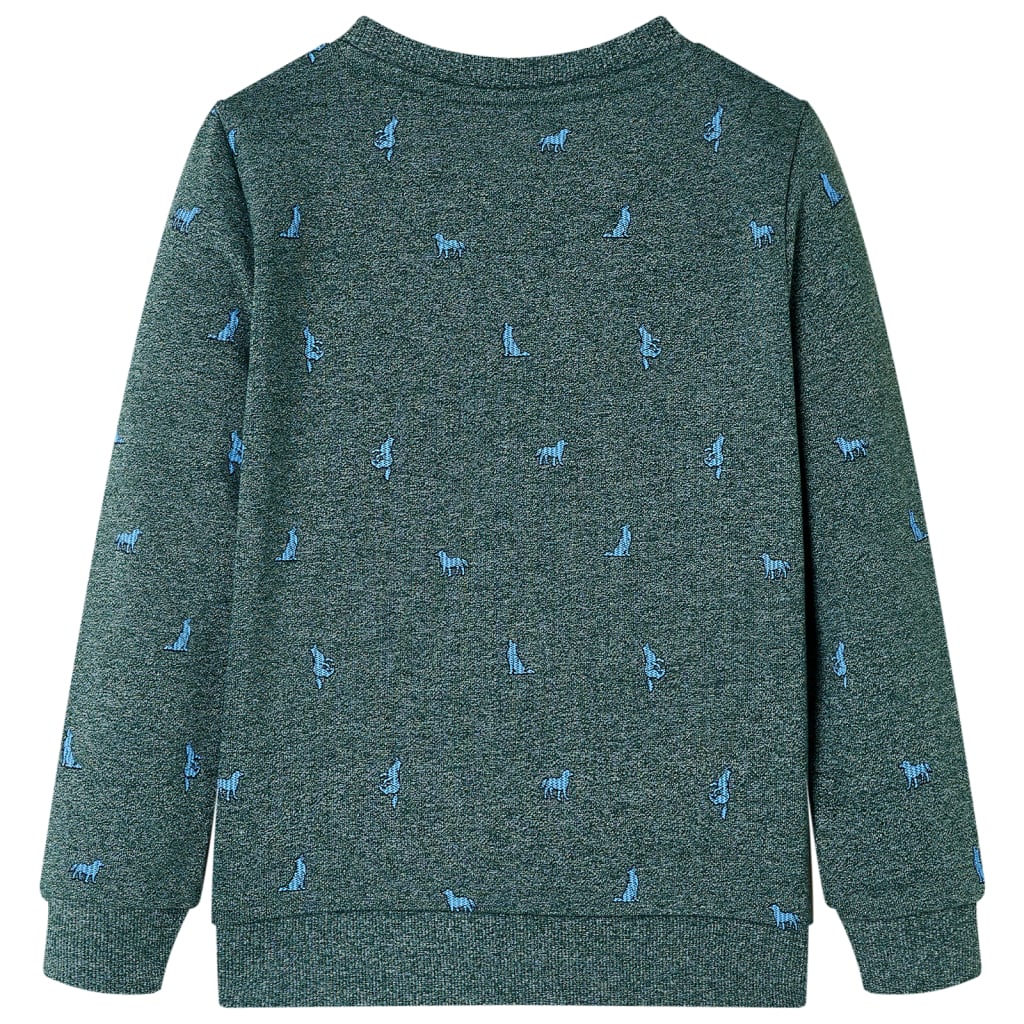 Vidaxl Children's sweater 104 mixed dark green