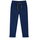 Vidaxl Kinderbroek with drawstring 140 Navy blue