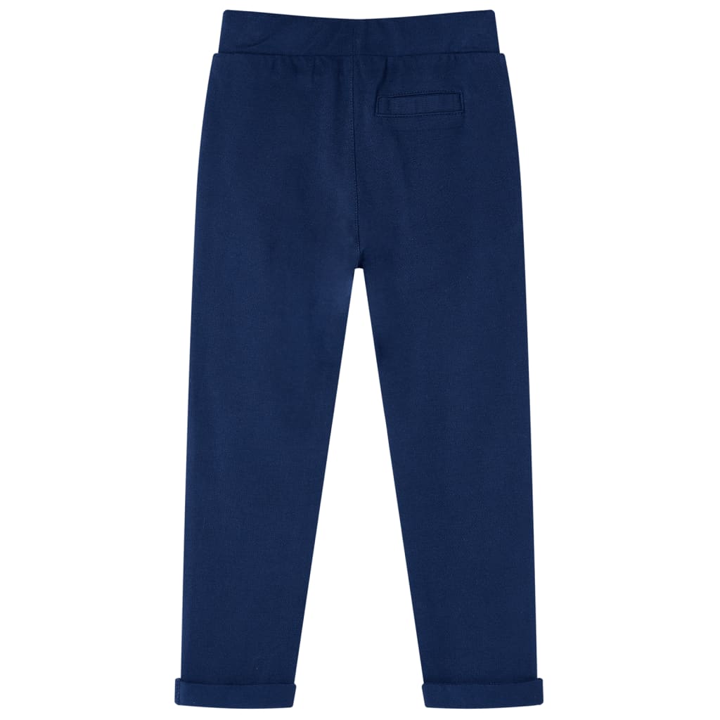 Vidaxl Kinderbroek with drawstring 140 Navy blue