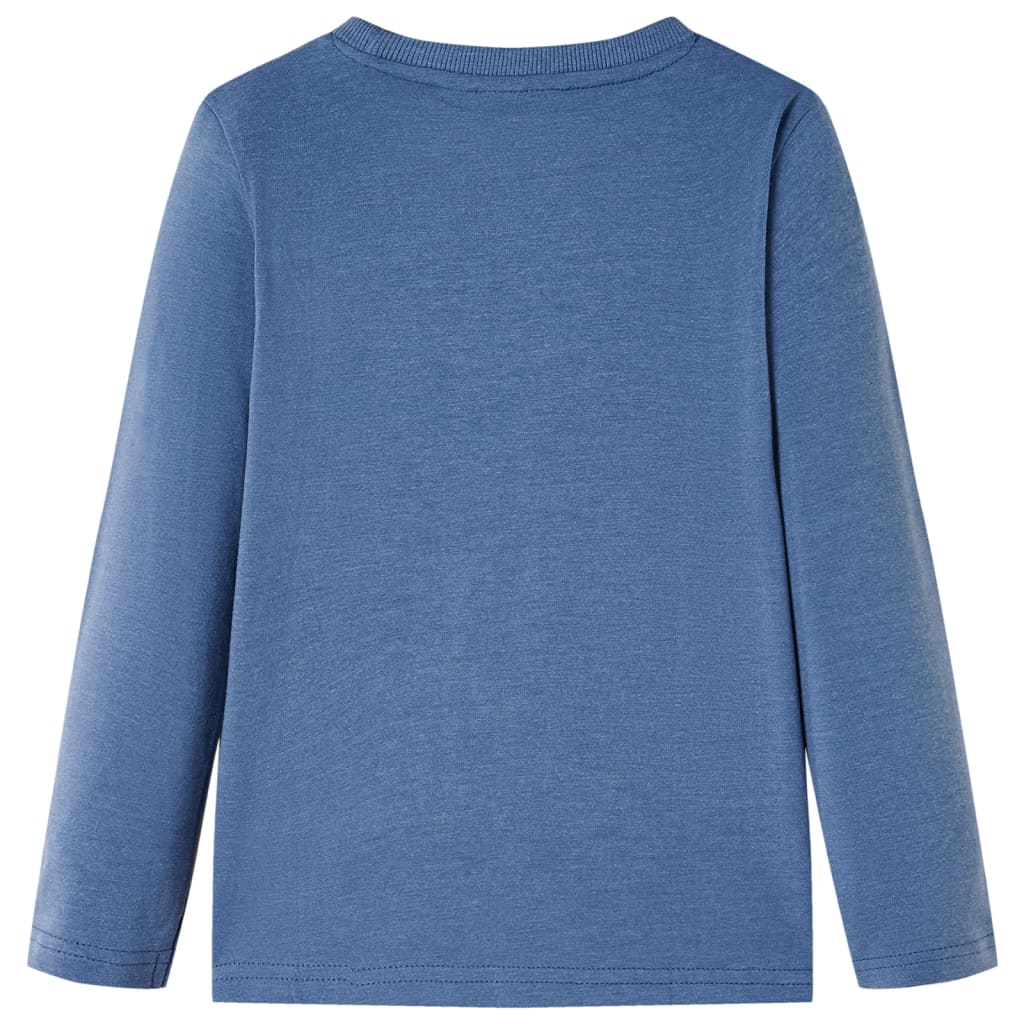 Vidaxl Child's Shirt à manches longues 92 Bleu mélangé