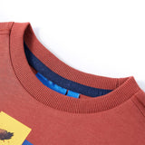 VidaXL children's shirt with long sleeves 116 Henna bright