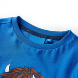 Vidaxl children's shirt with long sleeves 104 cobalt blue