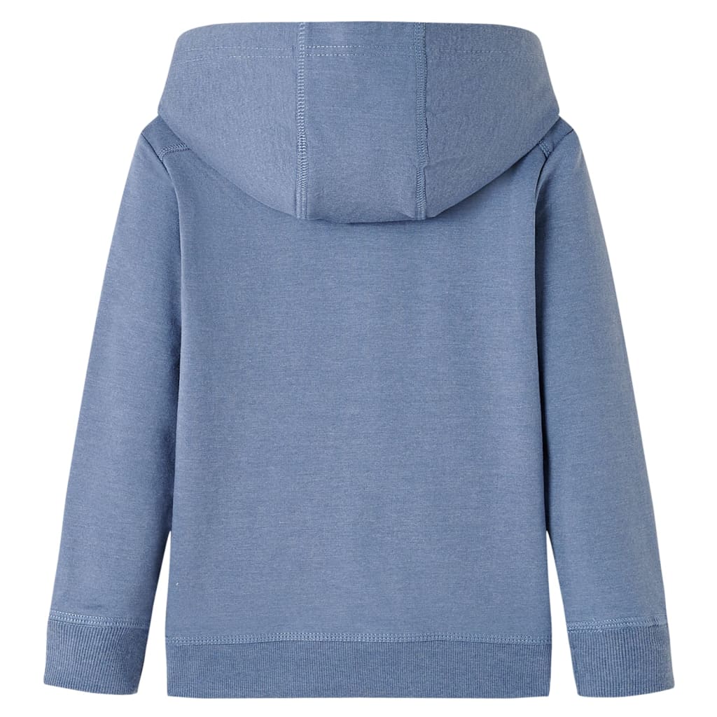 Vidaxl Children's sweater with hood 92 mixed blue