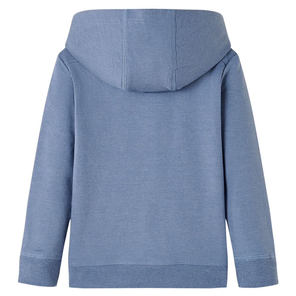 Vidaxl Children's sweater with hood 104 mixed blue