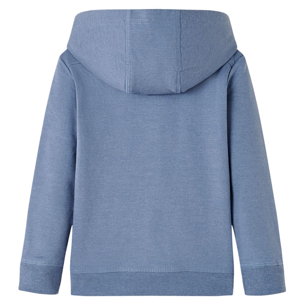 Vidaxl Children's sweater with hood 128 mixed blue