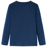 VidaXL children's shirt with long sleeves 92 Navy blue