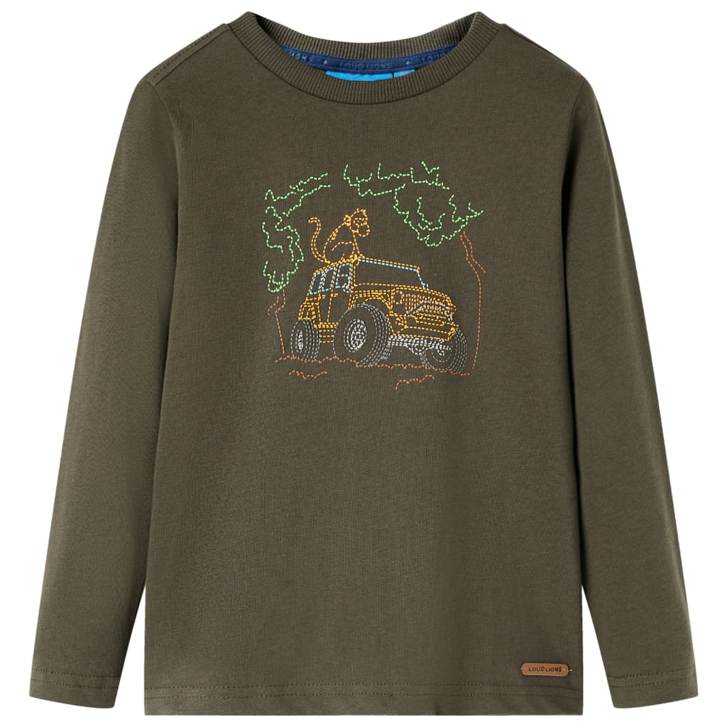 VidaXL children's shirt with long sleeves 116 Kakikentig