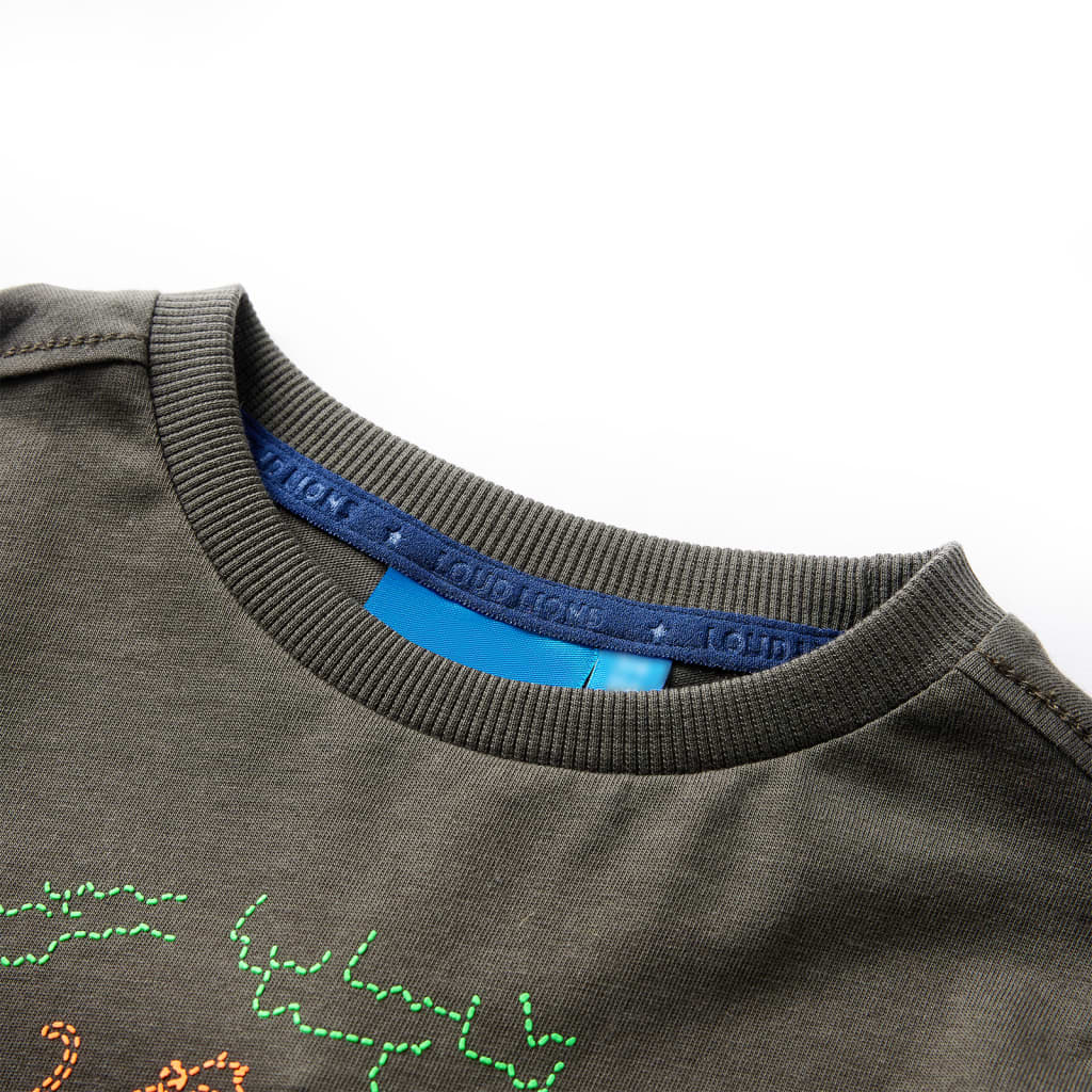 VidaXL children's shirt with long sleeves 116 Kakikentig