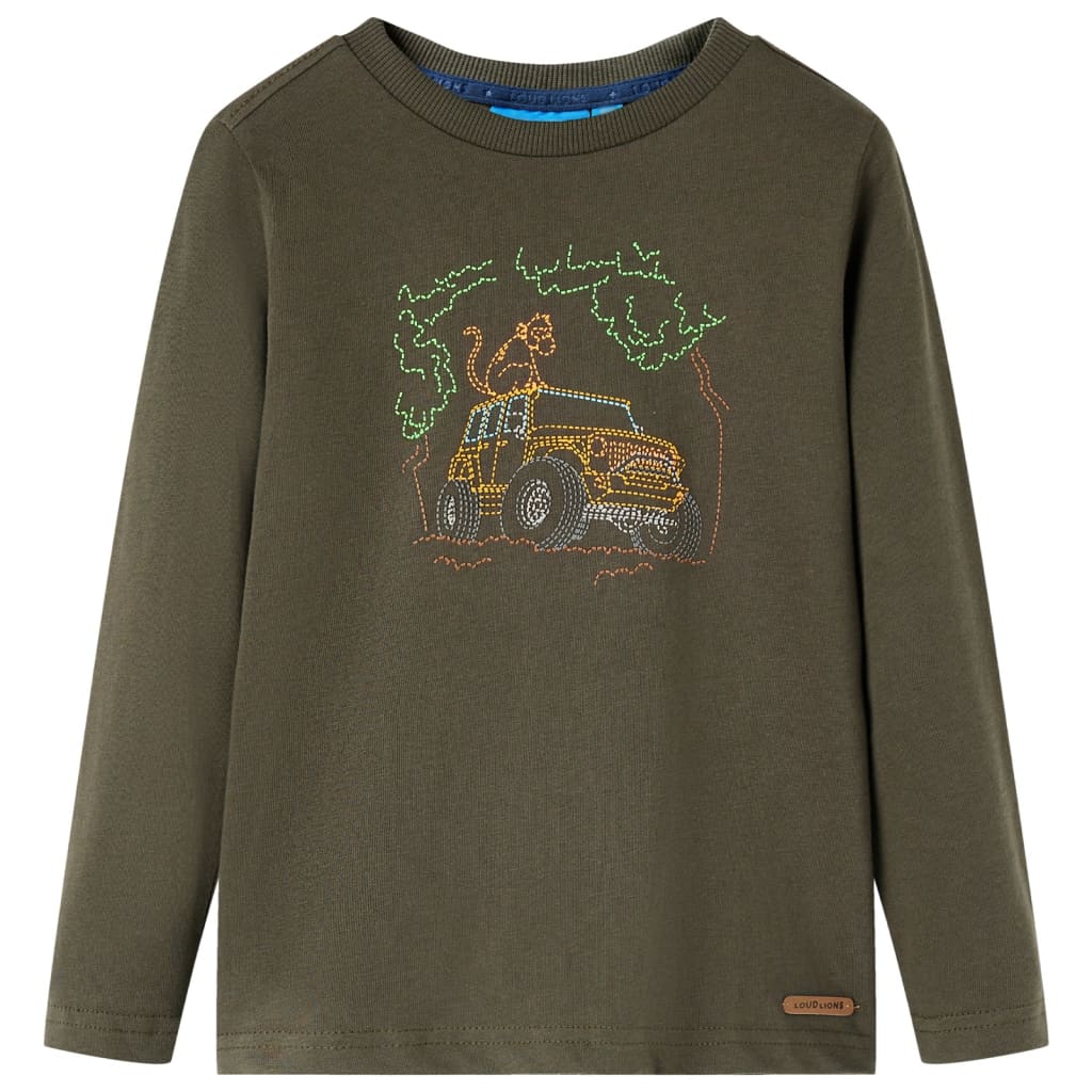 VidaXL children's shirt with long sleeves 140 kack -colored