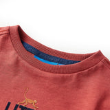 Vidaxl Child's Shirt à manches longues 92 brun rougeâtre