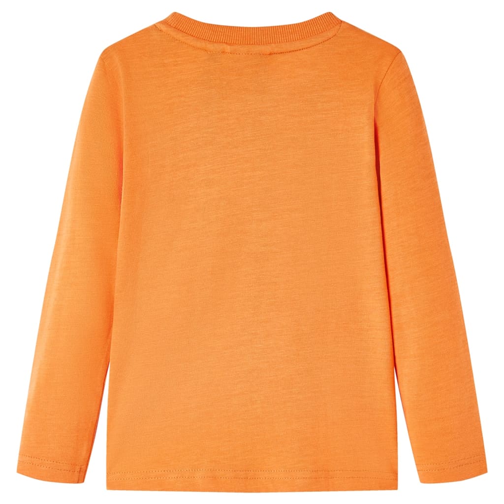 Vidaxl Children's shirt with long sleeves 128 Donkeroranje