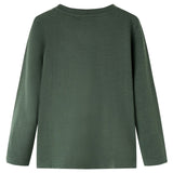 VidaXL children's shirt with long sleeves 116 Dark green