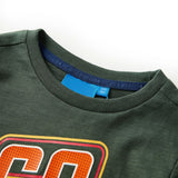 VidaXL children's shirt with long sleeves 116 Dark green