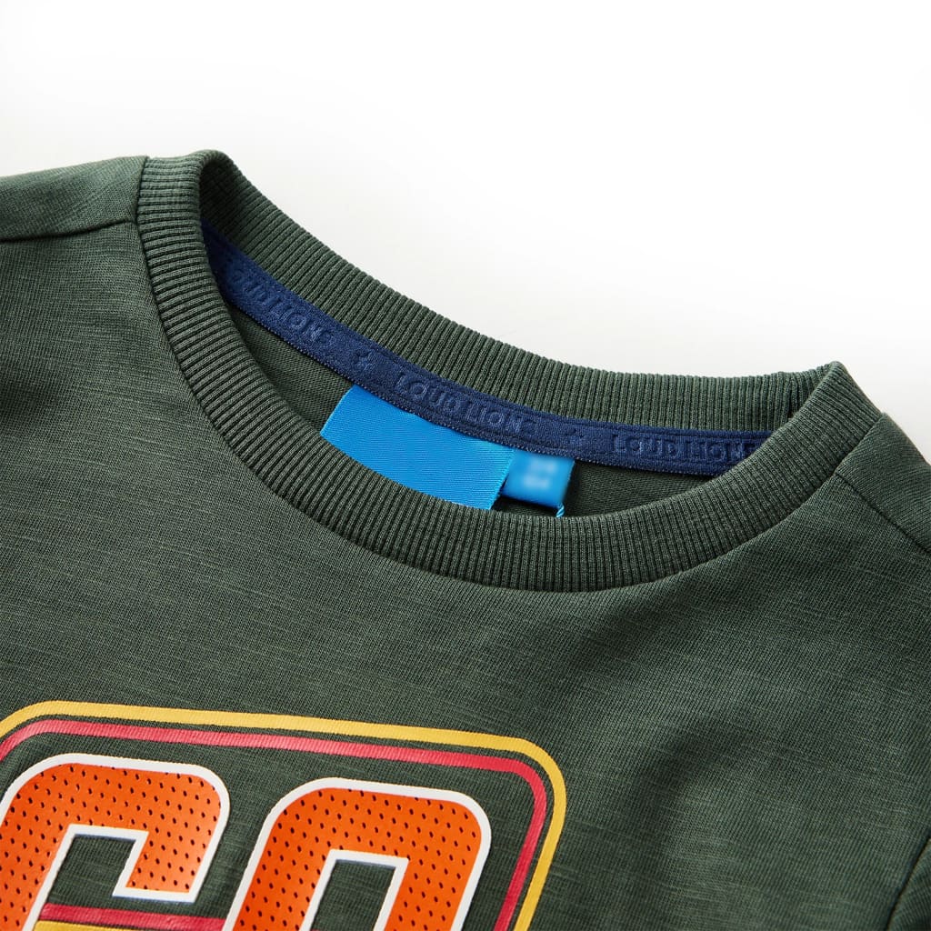 VidaXL children's shirt with long sleeves 140 Dark green