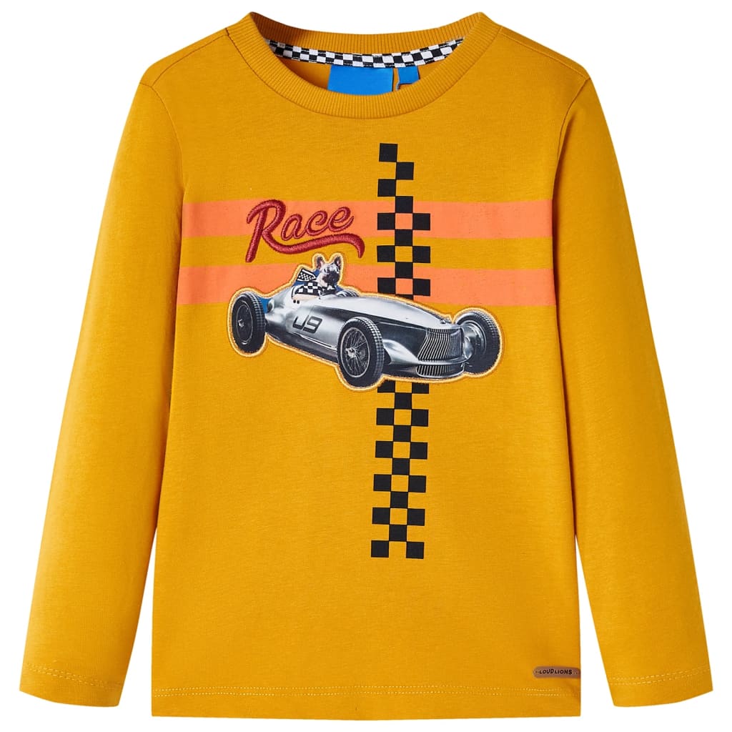 Vidaxl Kanner Shirt mat laange Schätzungen 92 OCer -Colored
