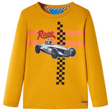 Vidaxl Kanner Shirt mat laange Schätzungen 92 OCer -Colored