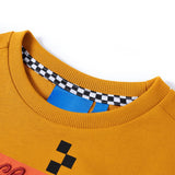 VidaXL children's shirt with long sleeves 128 ocher color
