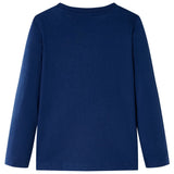 VidaXL children's shirt with long sleeves 92 Navy blue