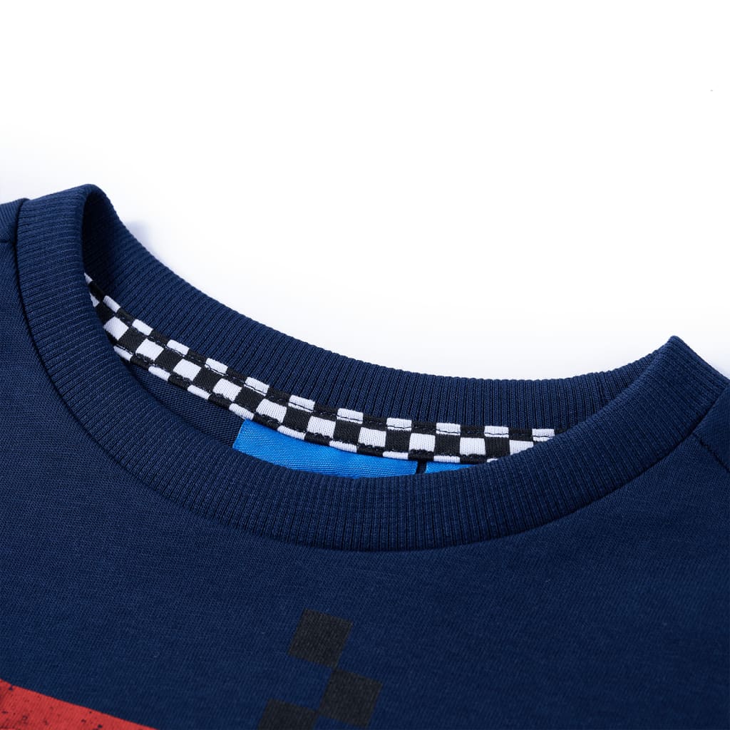 VidaXL children's shirt with long sleeves 92 Navy blue