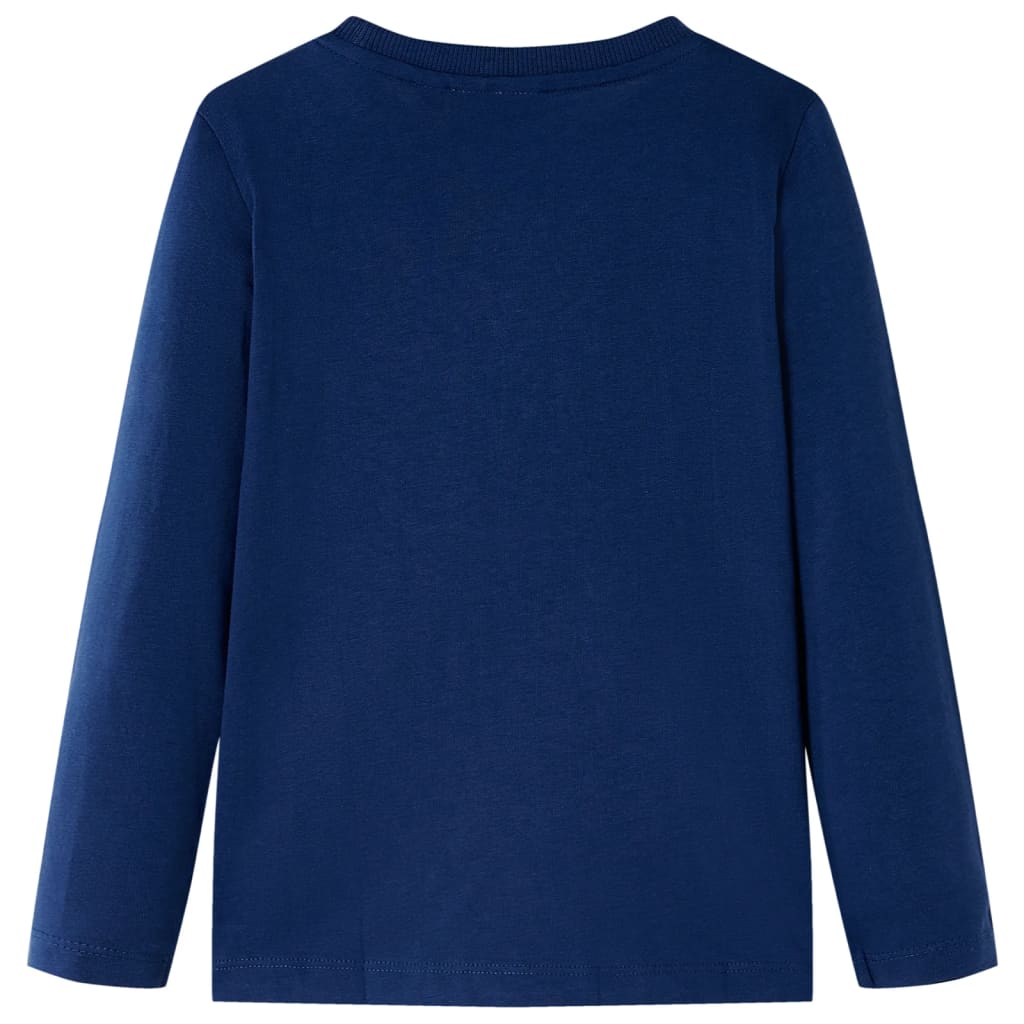 Vidaxl children's shirt with long sleeves 104 navy blue